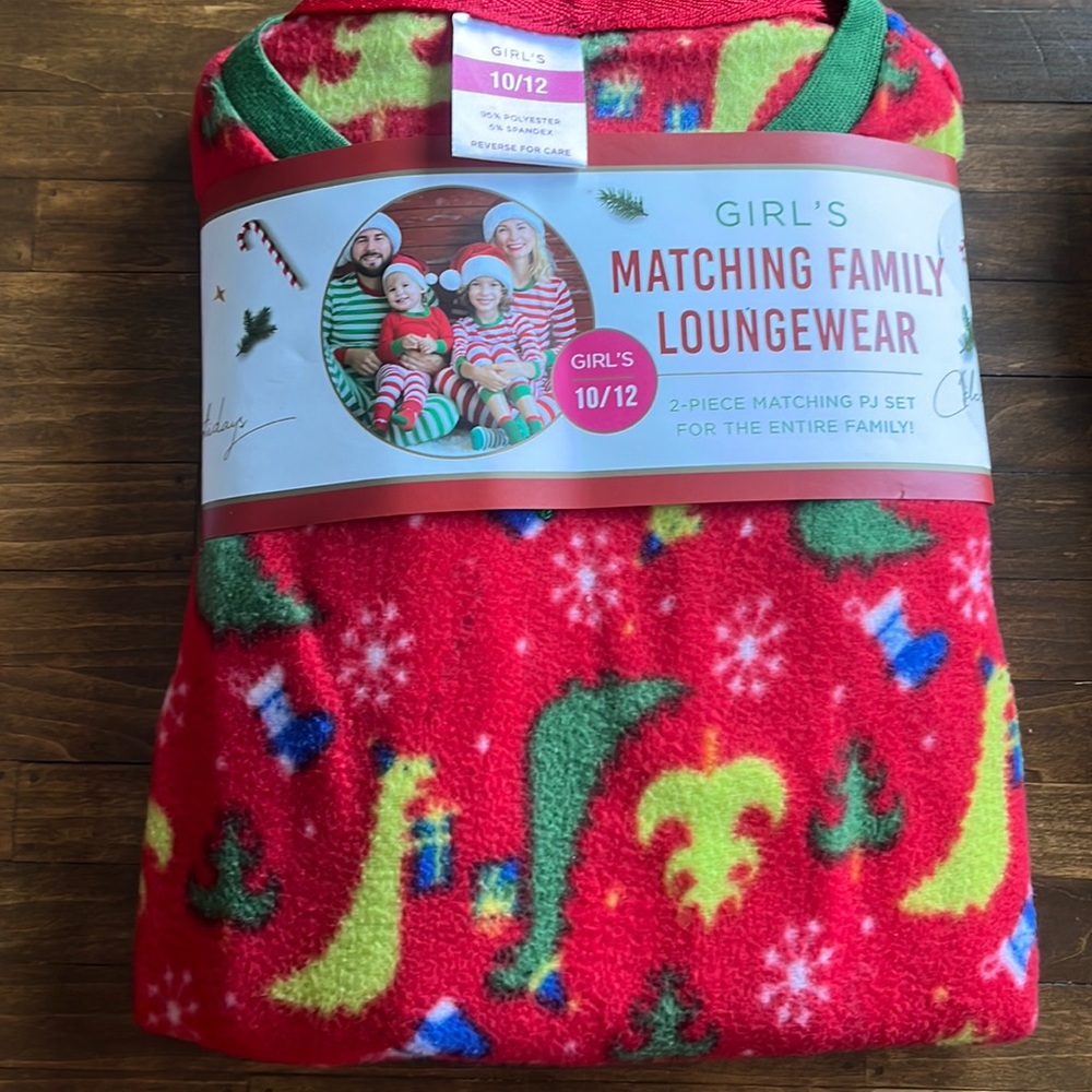 NWT Family Pajama Big Kids Boy/Girl So Elfing Merry Matching sets